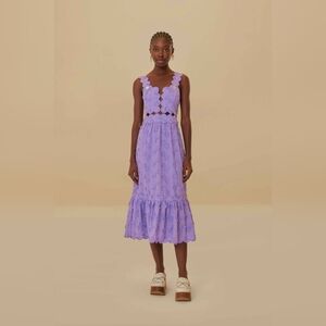purple farm rio dress FARM Rio Floral cut-out Maxi Dress | Purple